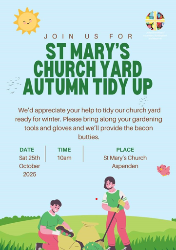 St Mary's Church Yard Autumn Clean Up